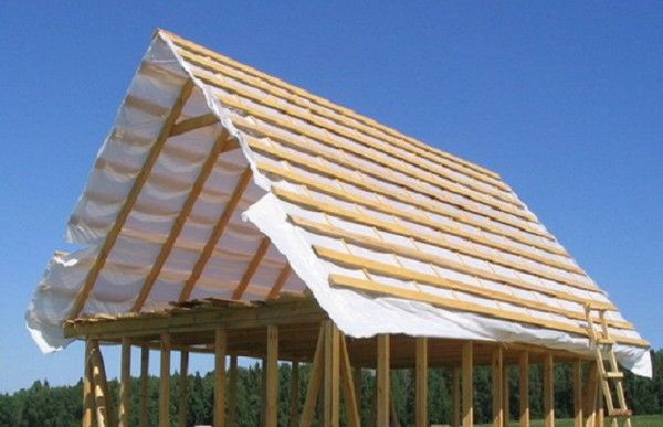 Как делать крышу дома двухскатную