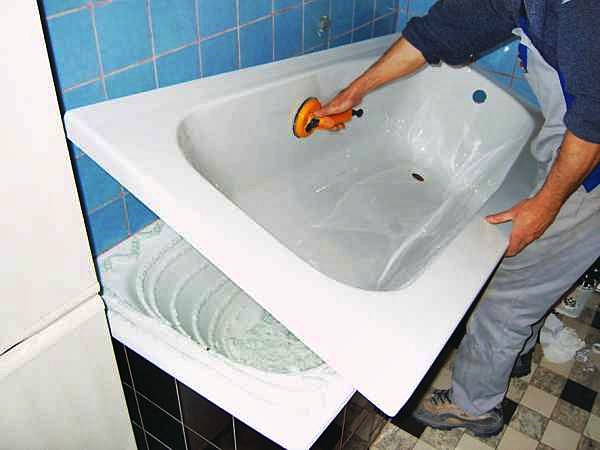Как сделать реставрацию ванны жидким акрилом самостоятельно