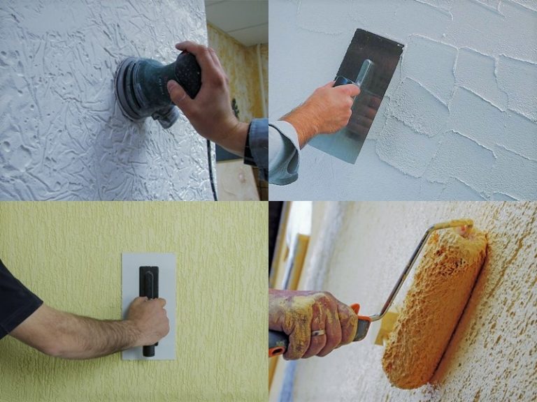Как правильно наносить короед на стену