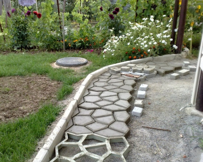 Поделки из цемента – красивое и необычное оформление сада