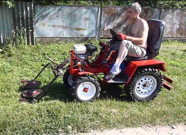 Собираем самодельный мини-трактор в домашних условиях для обработки огорода