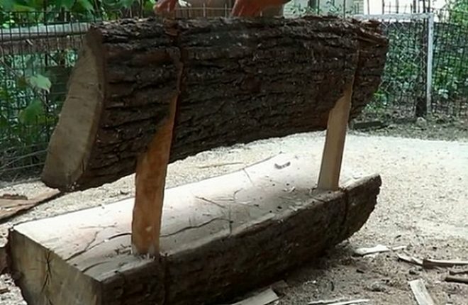 Делаем деревянную скамейку своими руками