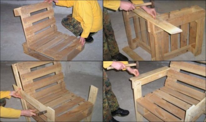 Как сделать мебель из поддонов на дачу