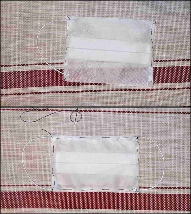 Как сделать маску из нетканых полотенец