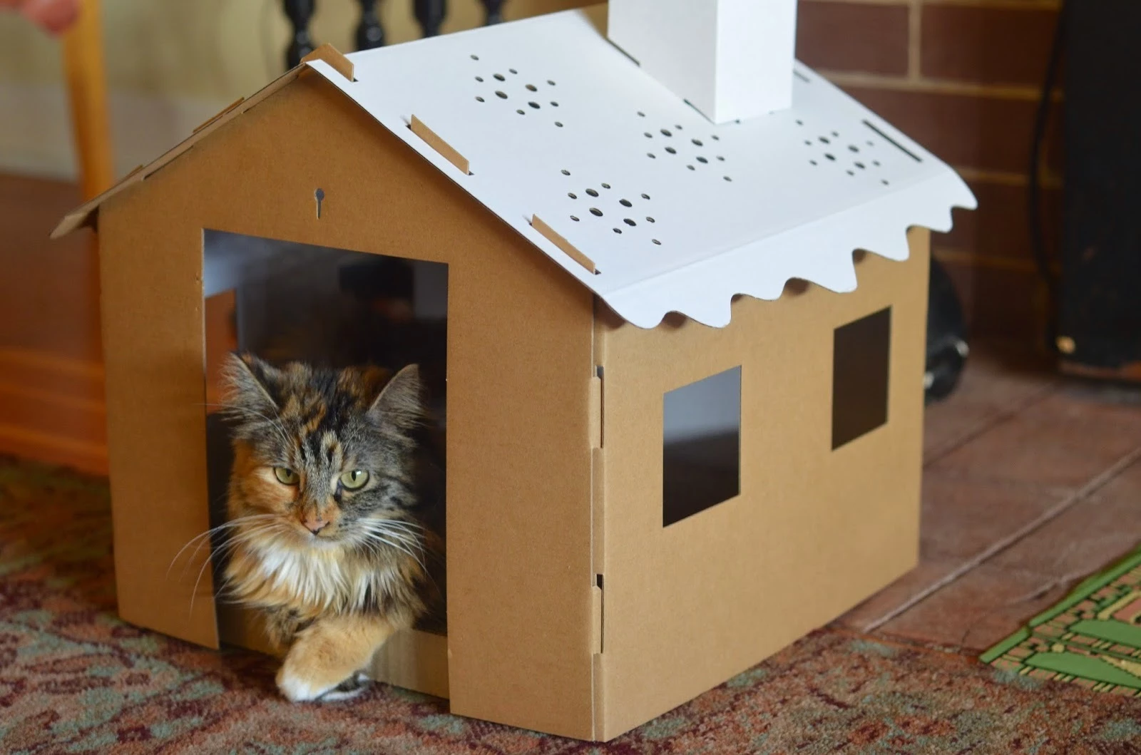Как сделать дом для кошки своими руками? Поэтапно.
